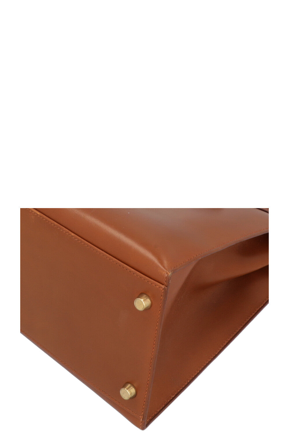 HERMES Kelly 35 Sellier Box Fauve