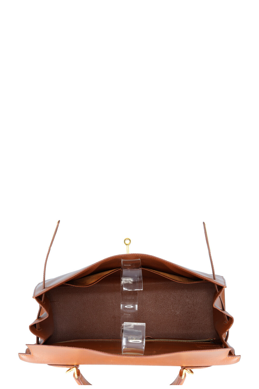 HERMES Kelly 35 Sellier Box Fauve