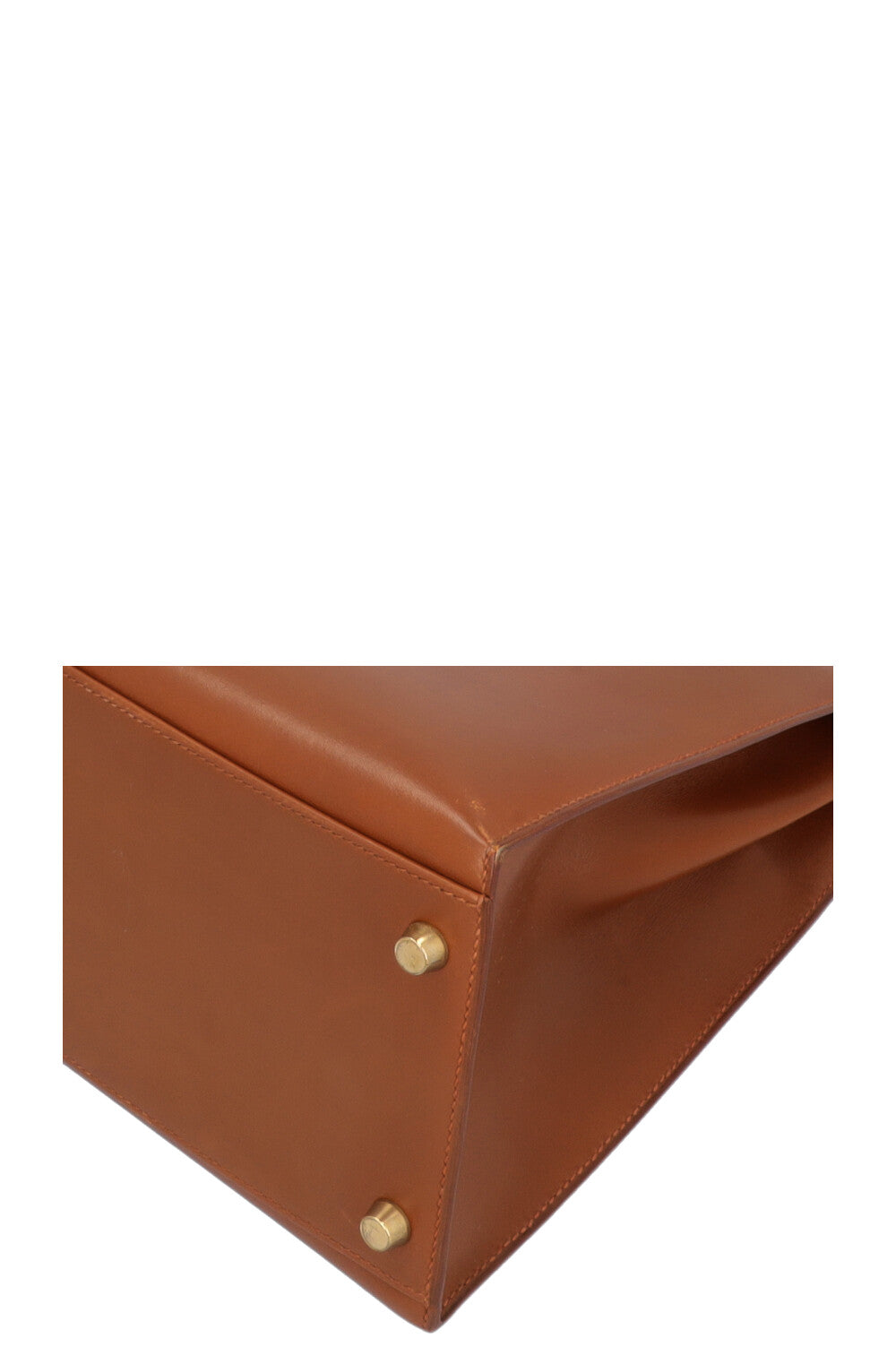HERMES Kelly 35 Sellier Box Fauve