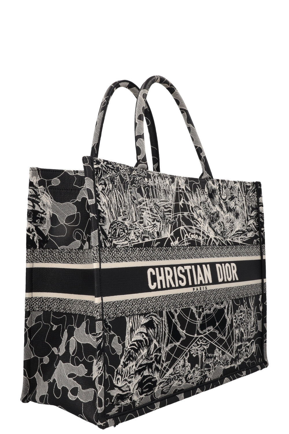 CHRISTIAN DIOR Around The World Large Book Tote Bag