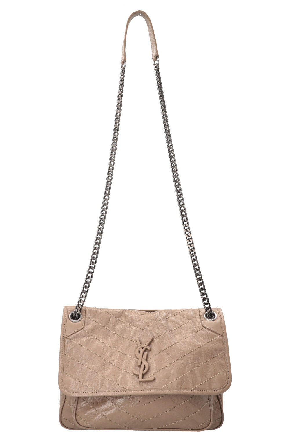 SAINT LAURENT Niki Medium Crossbody Bag Tan