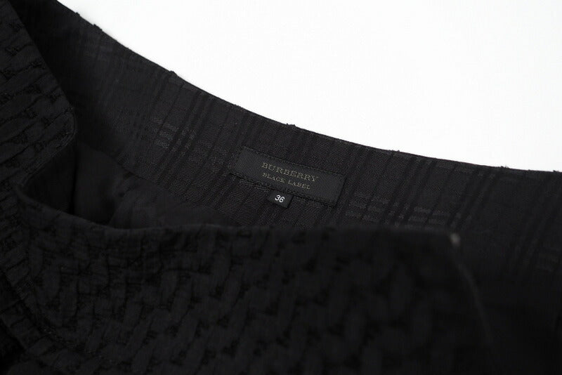BURBERRY BLACK LABEL skirt D5S94-506-09 Main: 100% polyester black Women 36