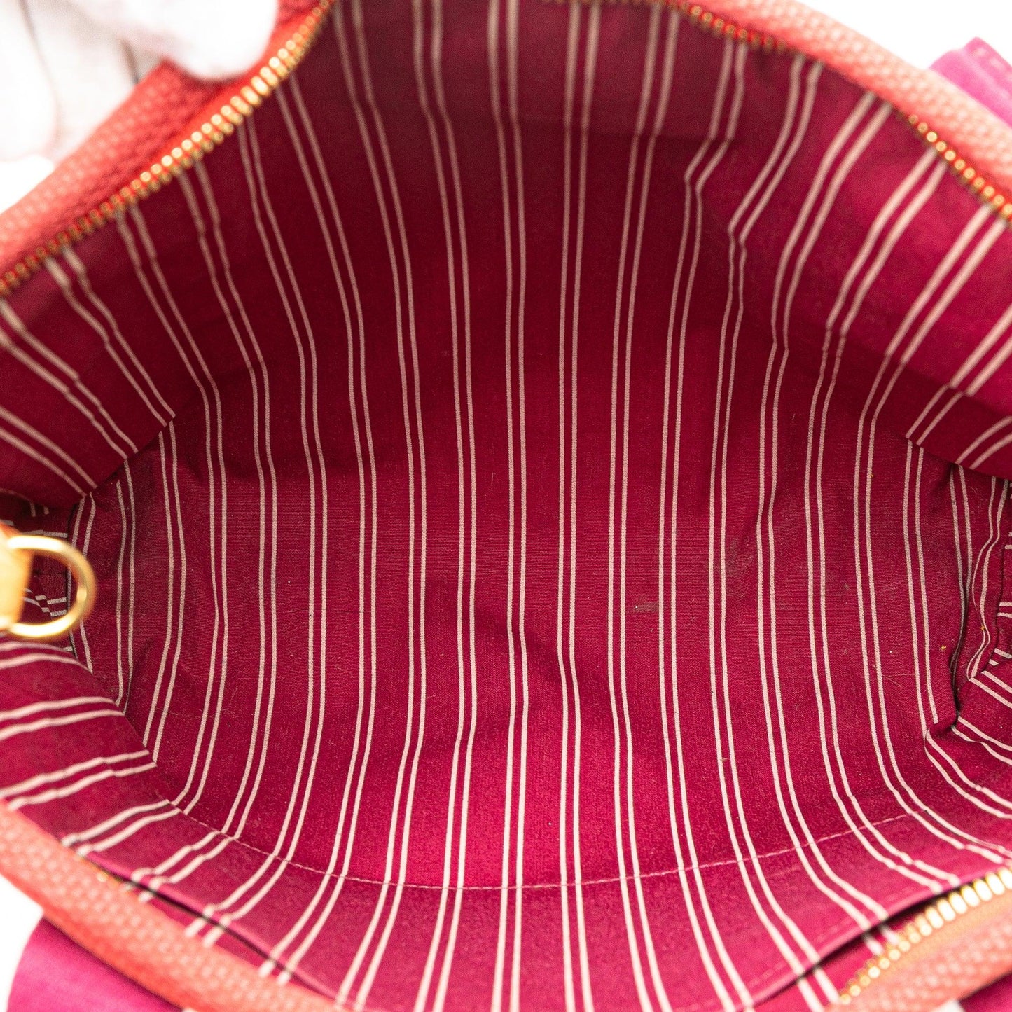 Red Louis Vuitton Antigua Cabas MM Tote Bag