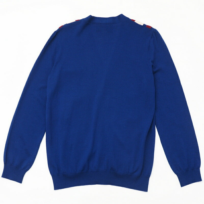 GUCCI knit 597800 knit Blue/Red/Ivory Women XS