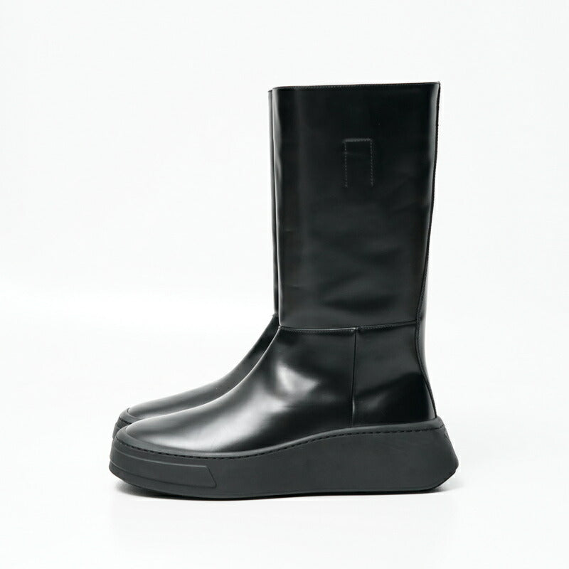 PRADA boots 2WG013 leather black mens 7