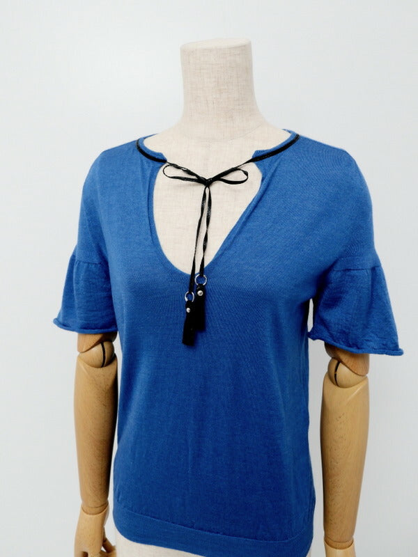 LOUIS VUITTON knit FAKS07ON0 knit blue Women XS