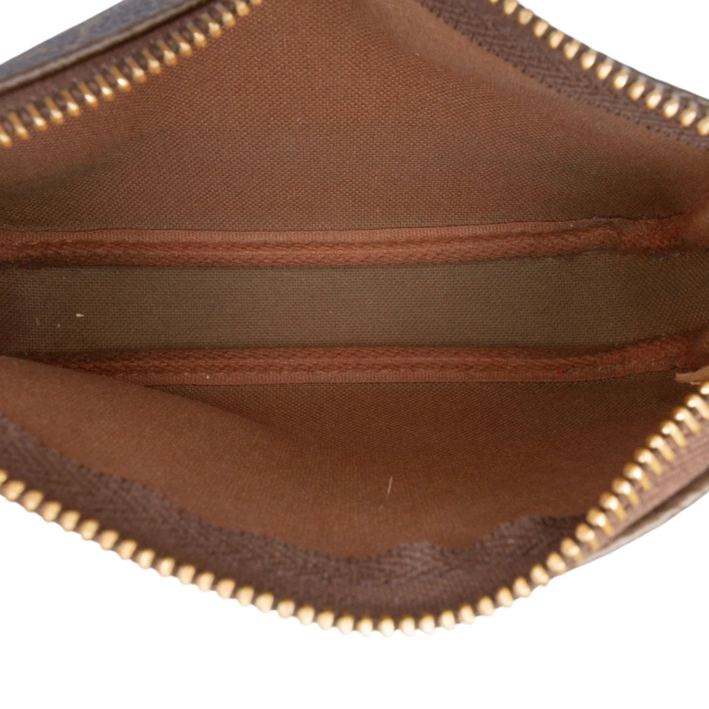 Brown Louis Vuitton Monogram Mini Pochette Accessoires Handbag