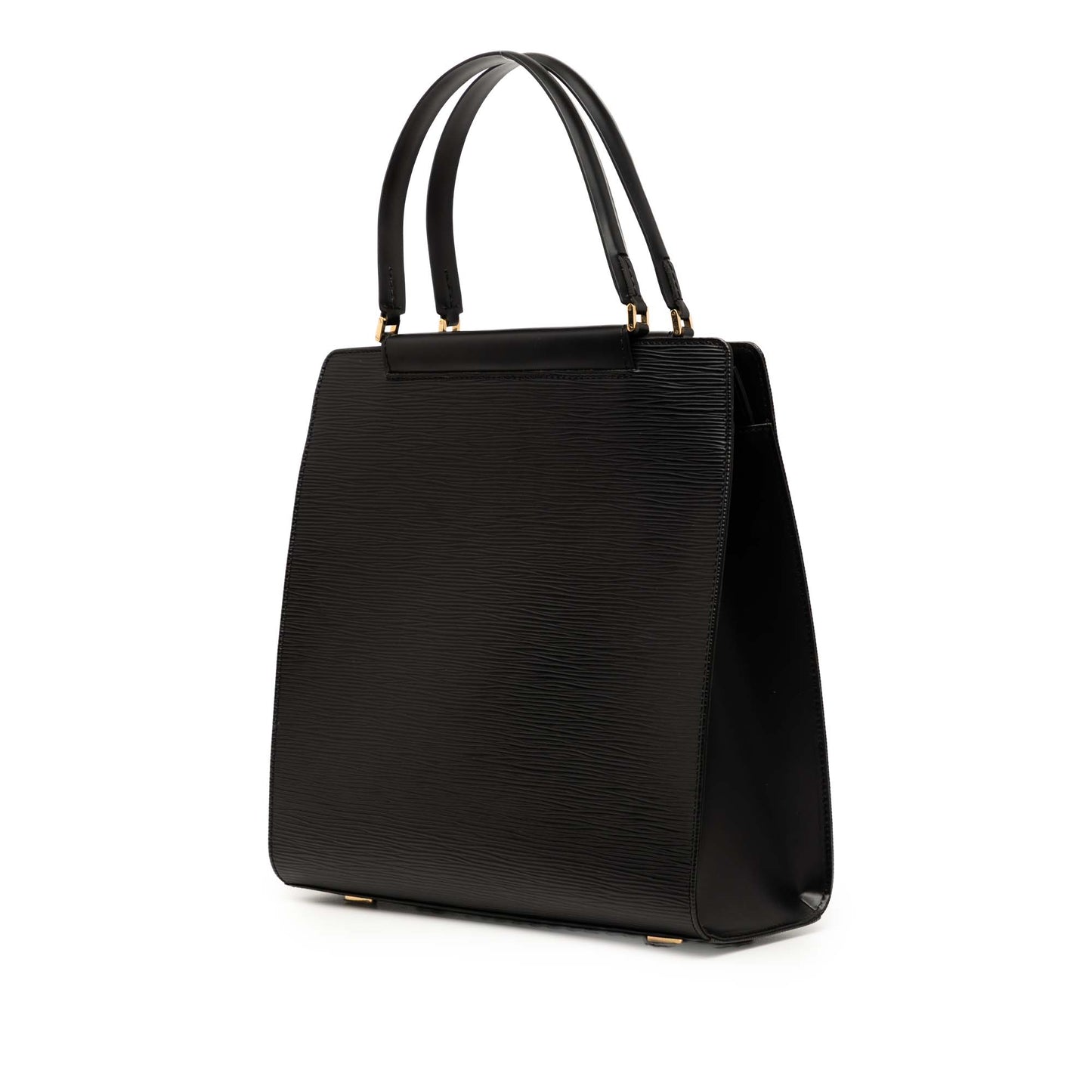 Black Louis Vuitton Epi Figari MM Handbag