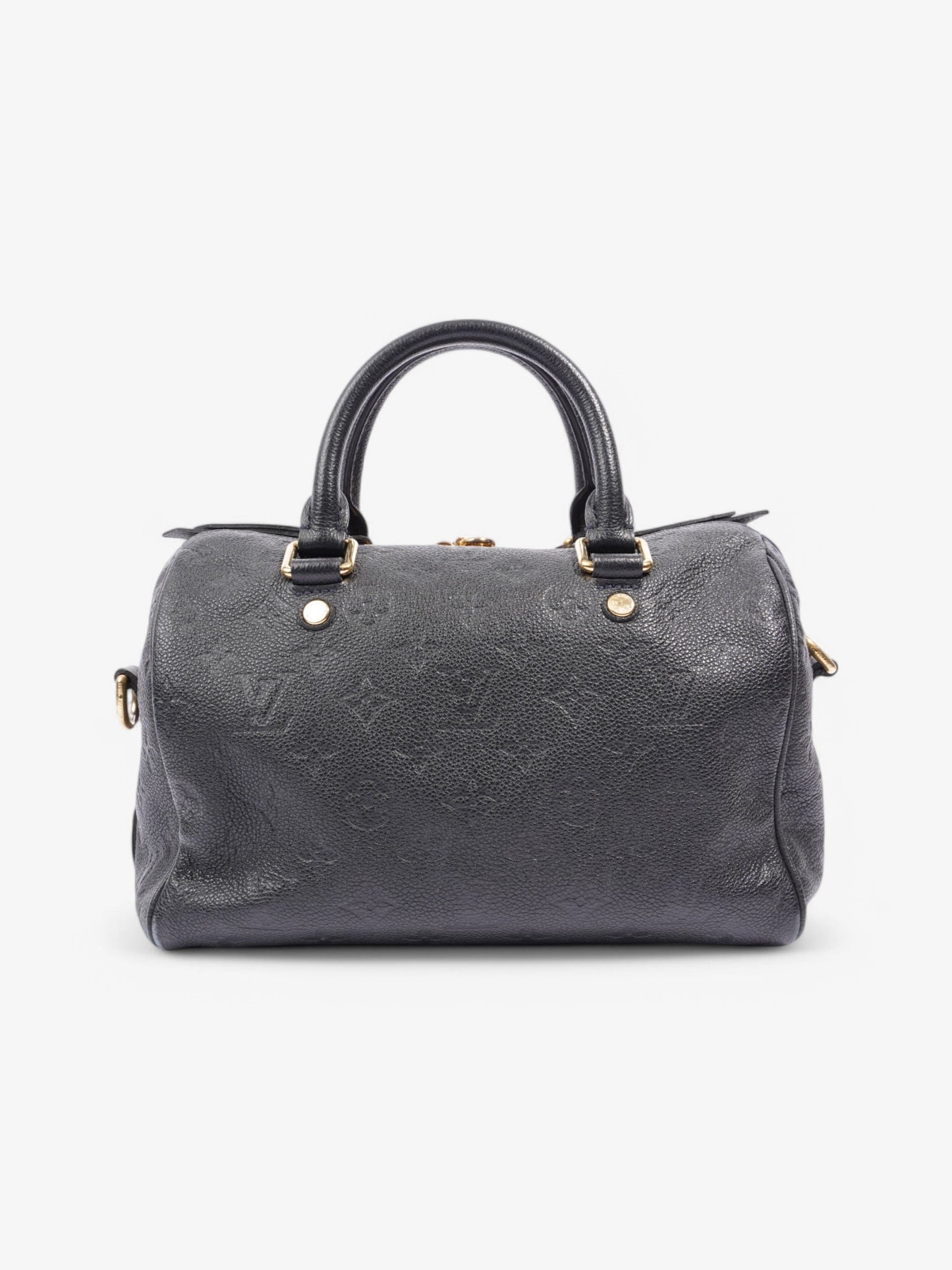 Louis Vuitton Speedy Bandouliere Black Empreinte Leather 25