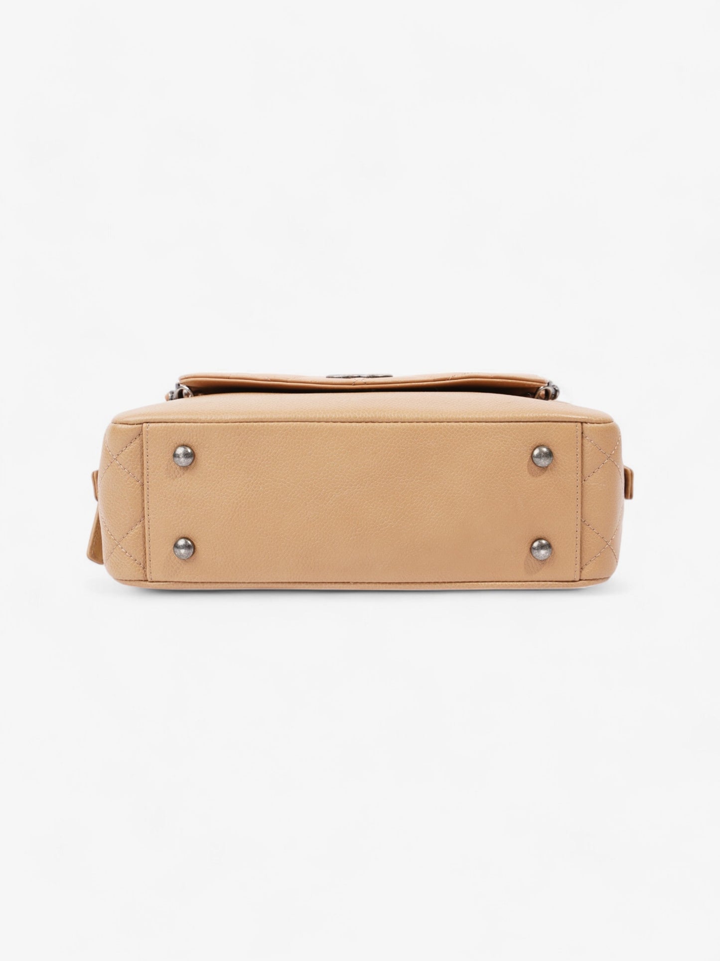 Chanel Coco Break Camera Bag Beige Caviar Leather