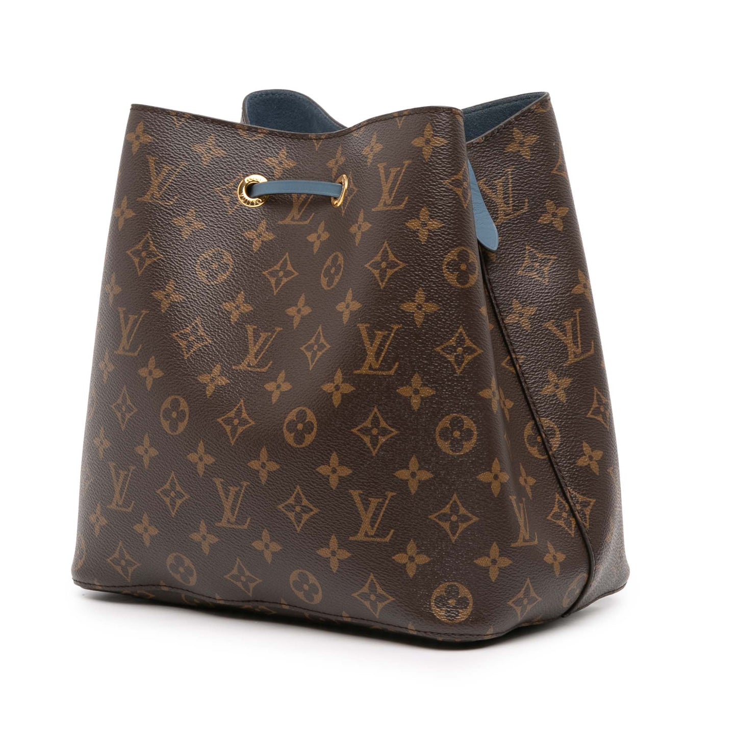 Brown Louis Vuitton Monogram Neonoe MM Bucket Bag