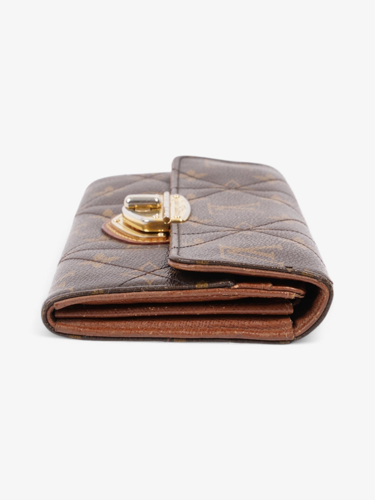Louis Vuitton Sarah Wallet Monogram / Gold Coated Canvas