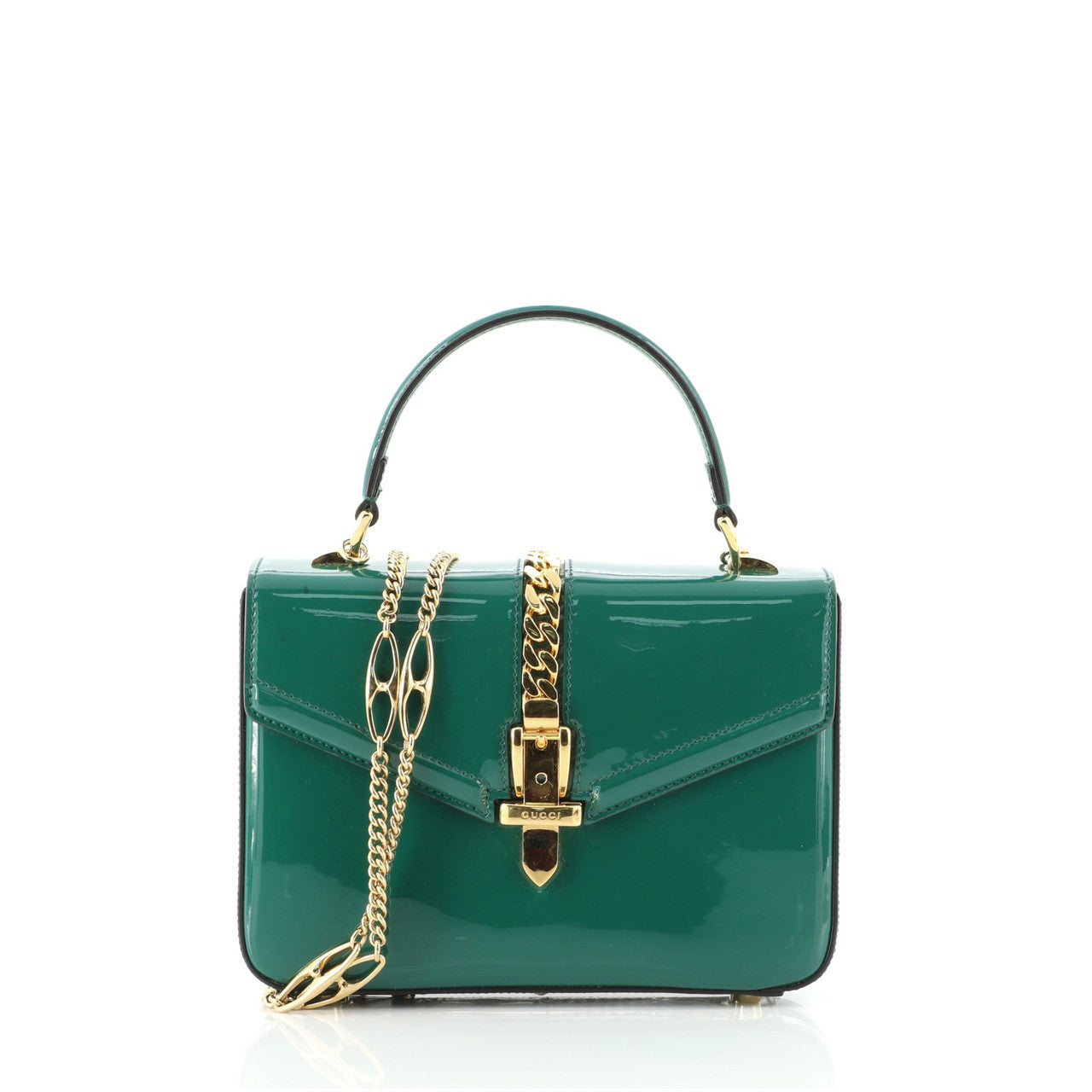 Gucci Caro Chain Leather Shoulder Bag
