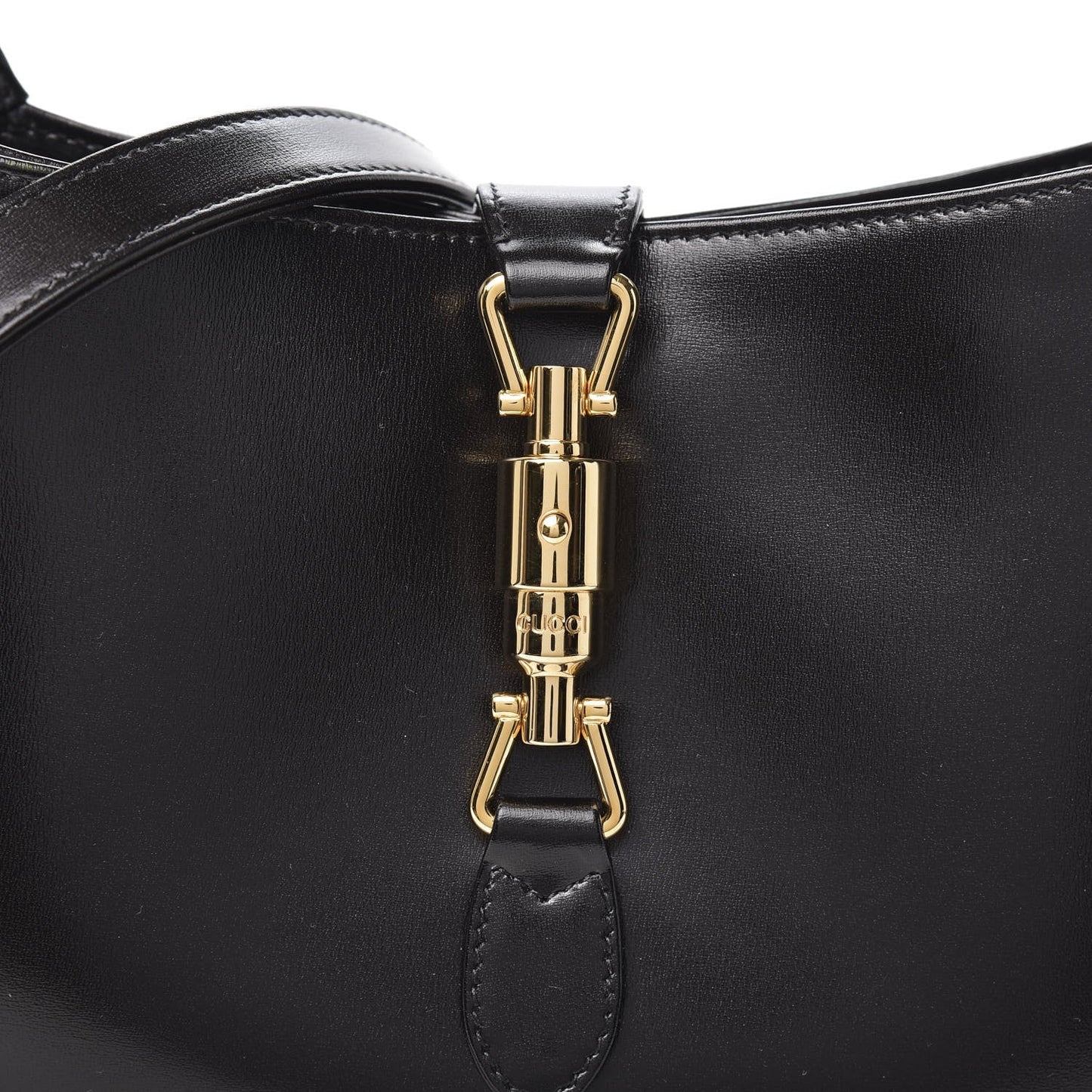 GUCCI 1961 CALFSKIN LEATHER BOARDED DYANA LUX SMALL JACKIE HOBO BAG