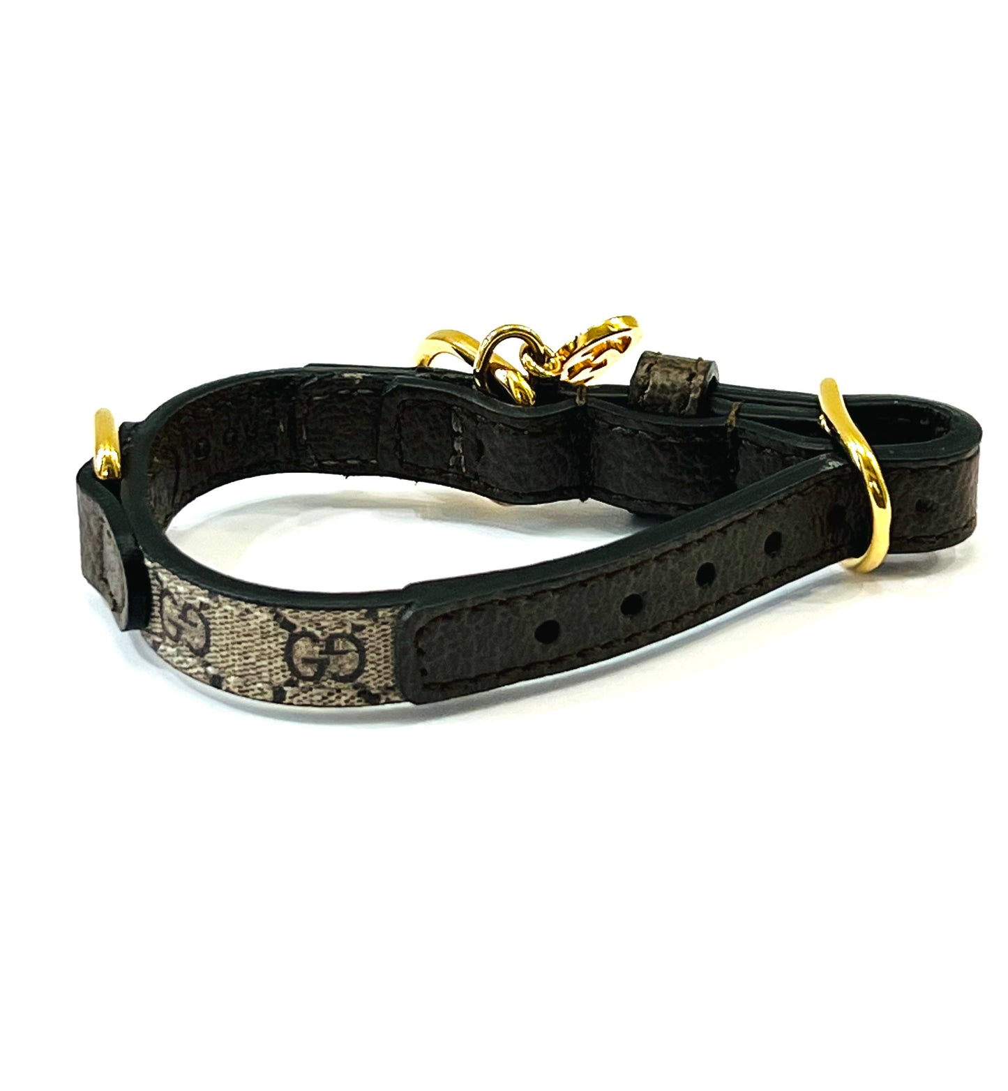 GUCCI GG MONOGRAM DOG COLLAR