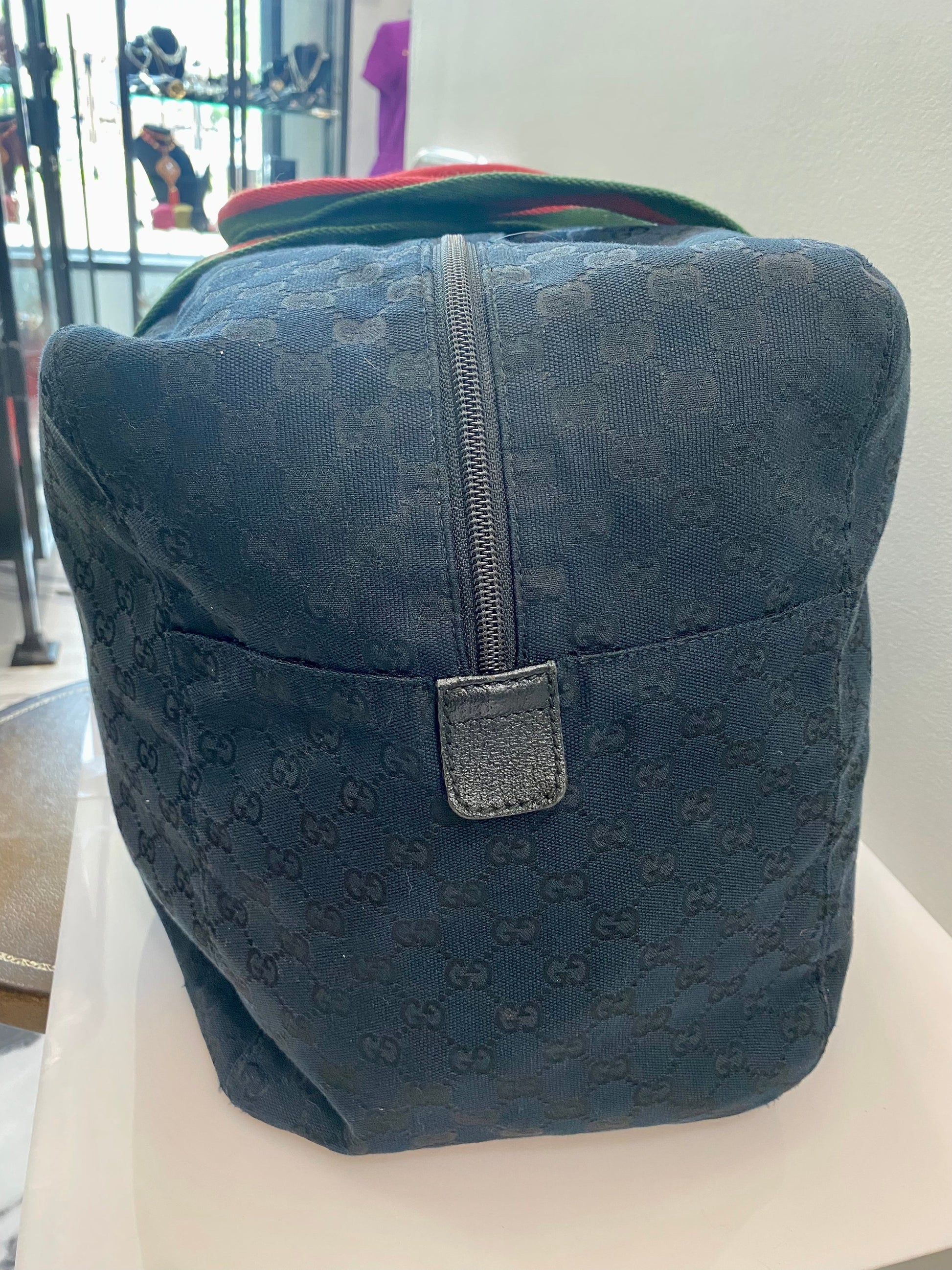 Gucci Monogram Caro Canvas Shoulder Bag