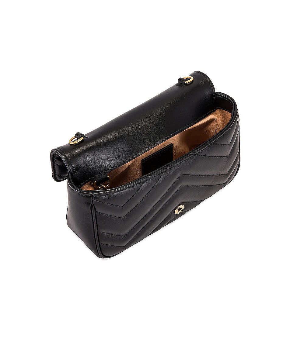 GUCCI GG MARMONT SUPER MINI LEATHER BAG
