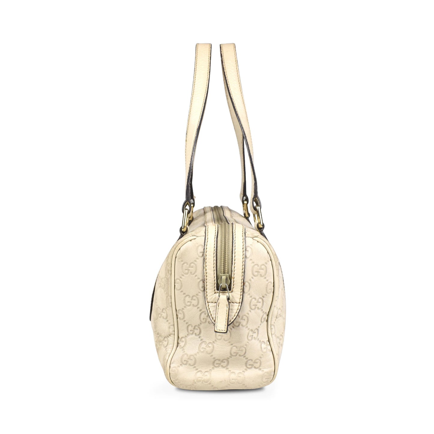 Gucci Monogram Leather Canvas Shoulder Bag