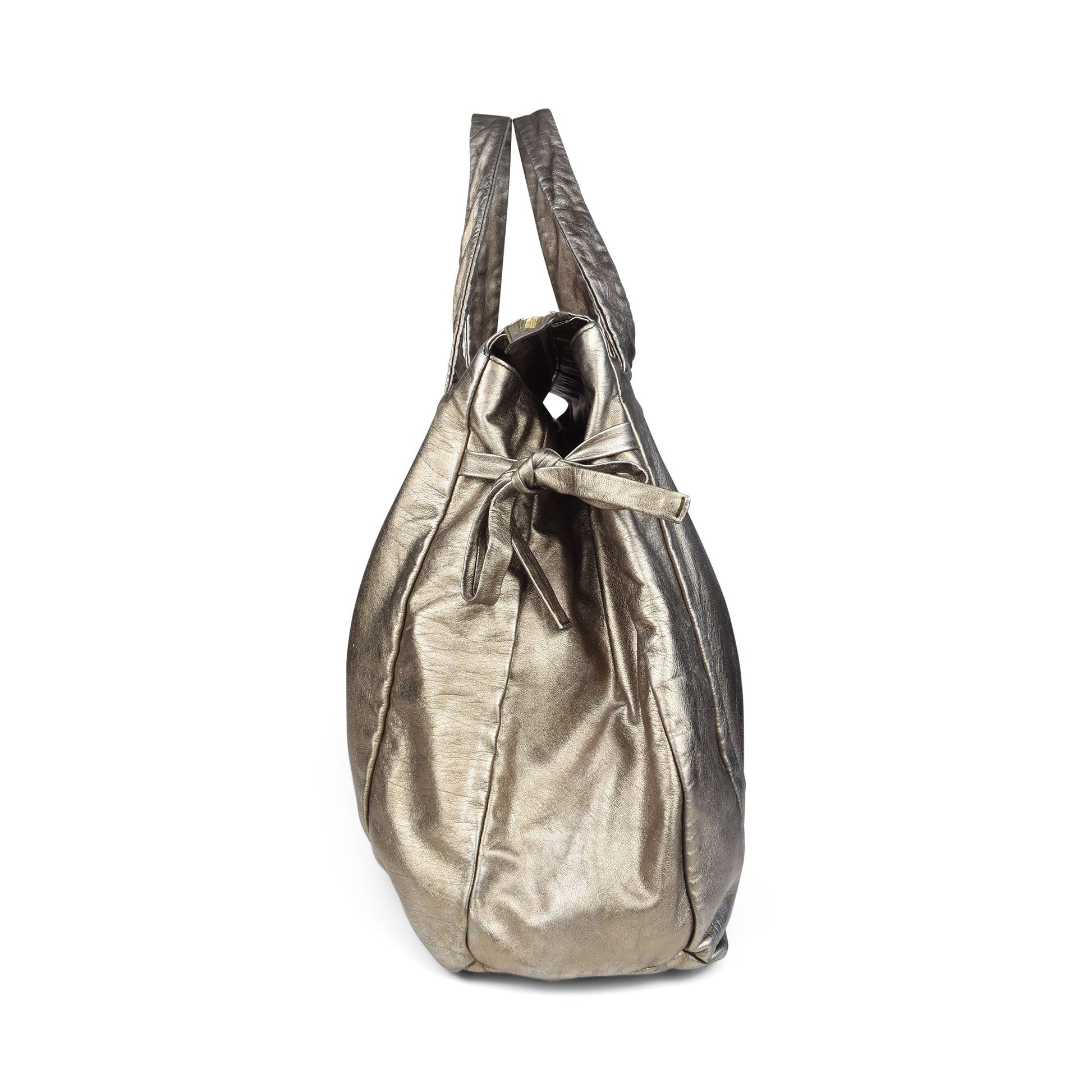 Gucci Leather Top Handle Tote