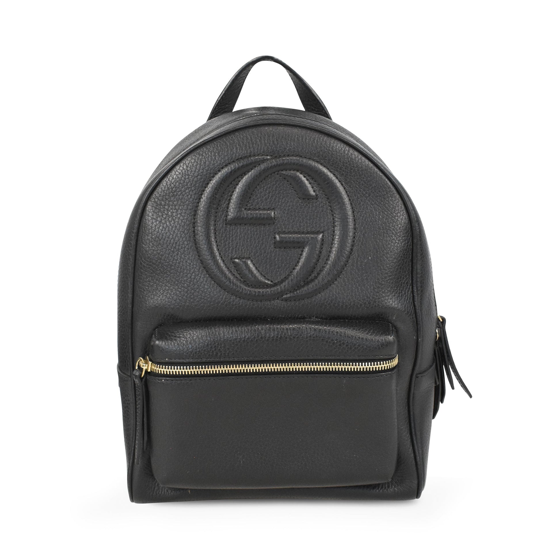 Gucci Chain Leather Backpack