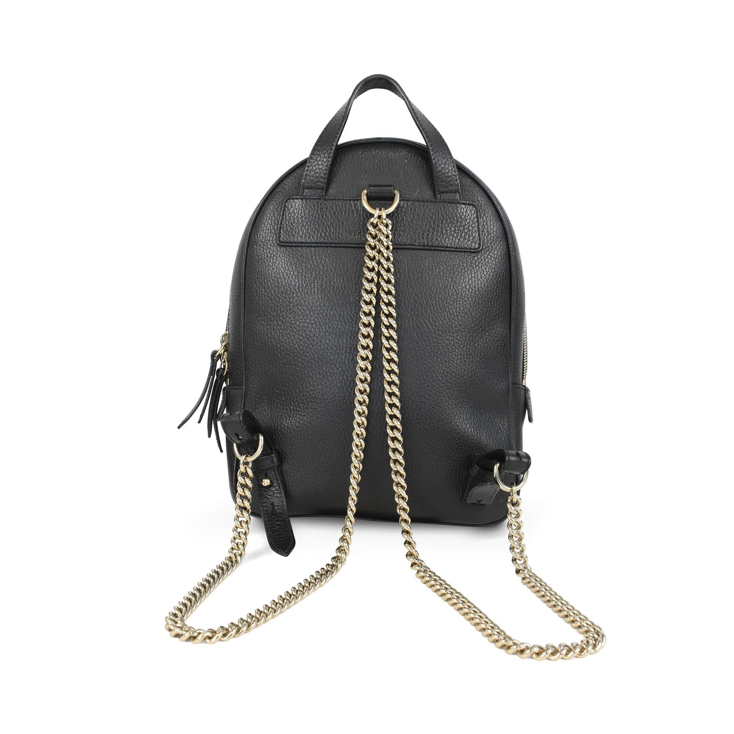 Gucci Chain Leather Backpack