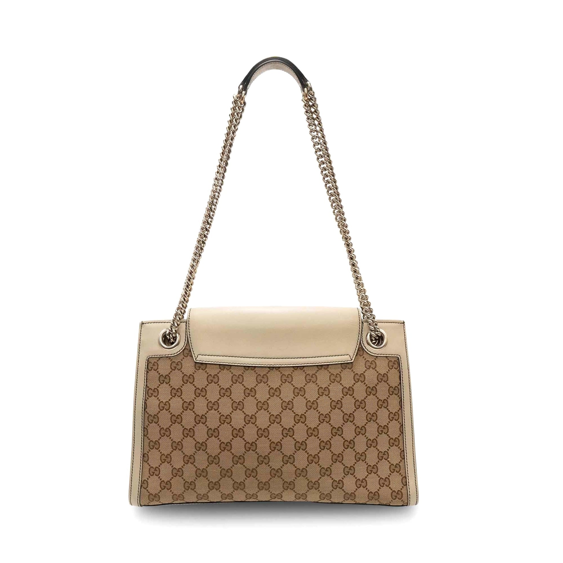 Gucci Monogram Chain Leather Shoulder Bag