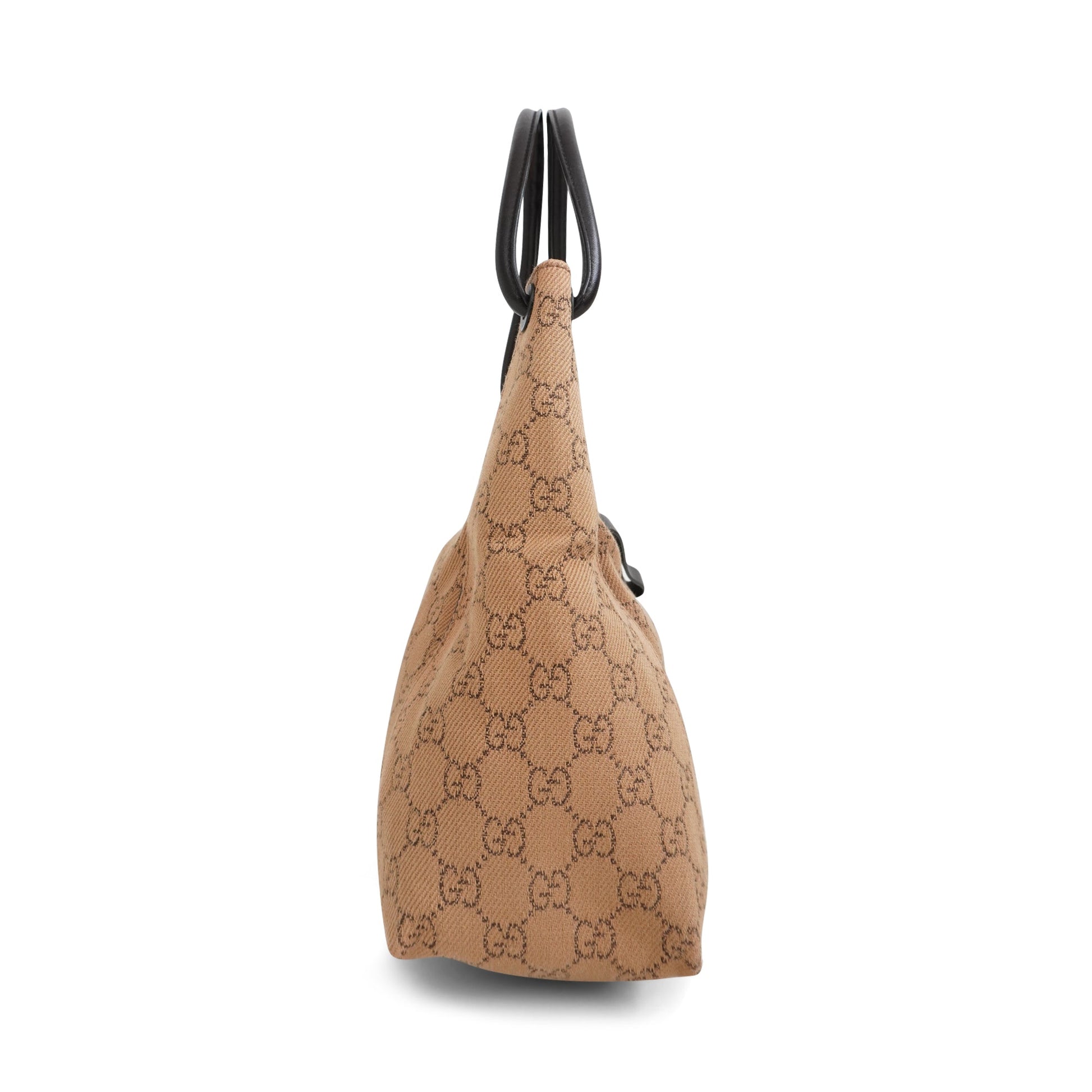 Gucci Monogram Leather Canvas Shoulder Bag