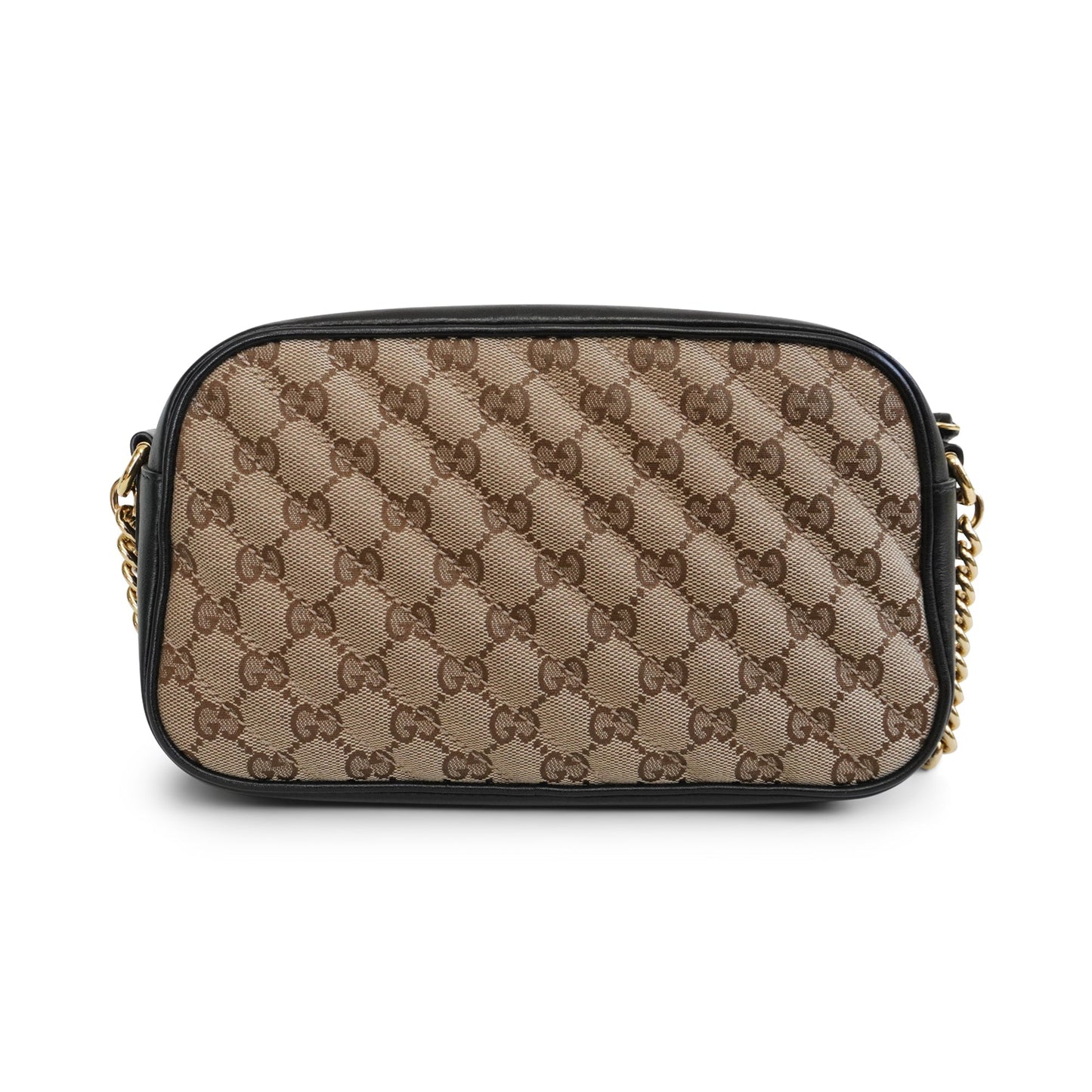 Gucci Monogram Quilted Chain Crossbody