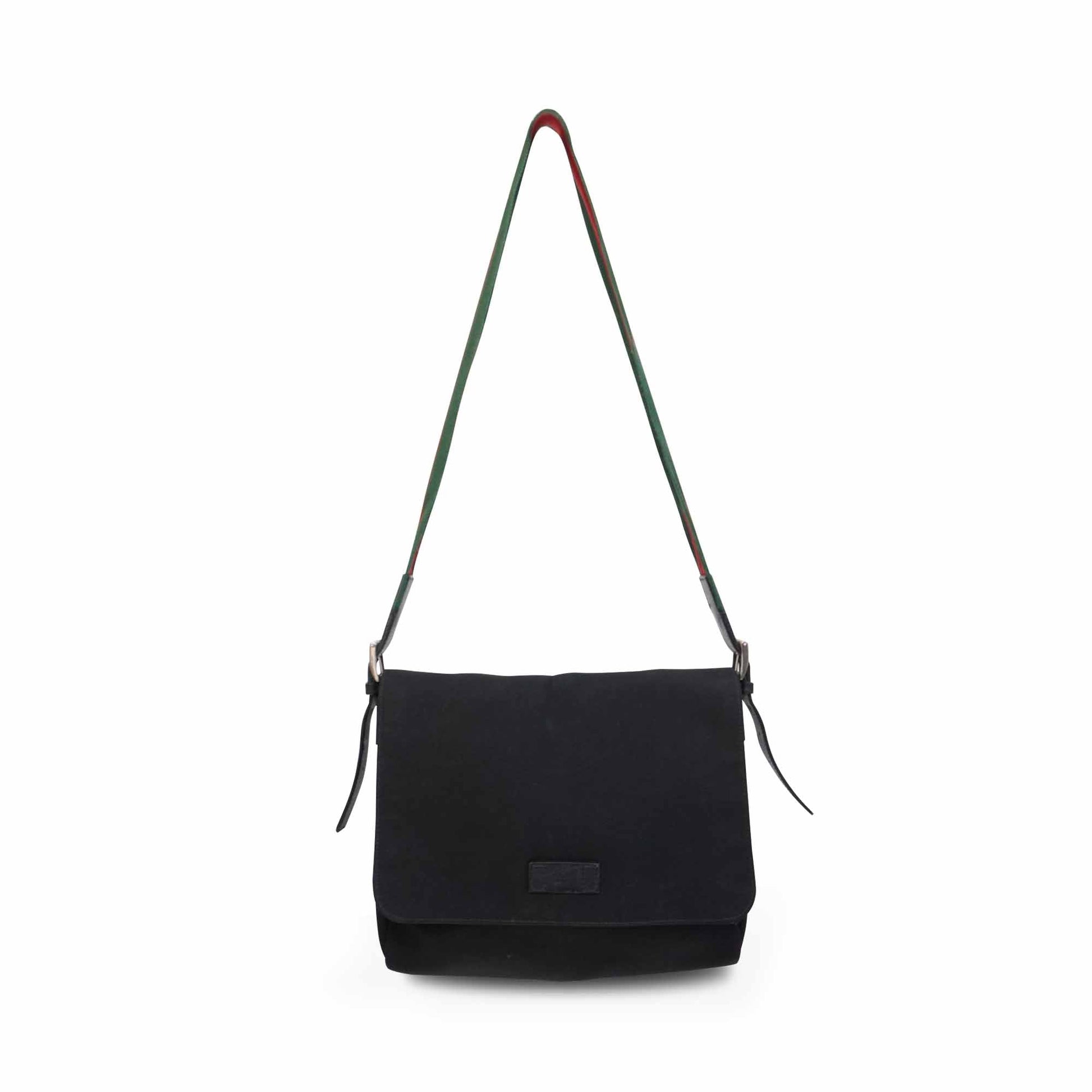 Gucci Nylon Leather Canvas Crossbody