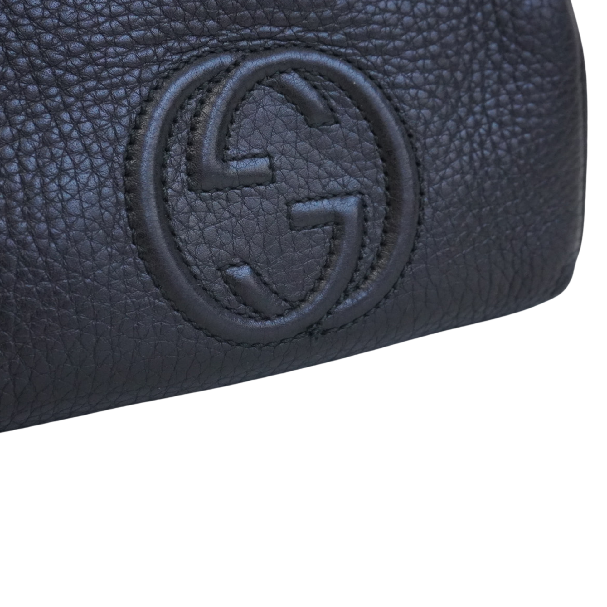 Gucci Nylon Leather Clutch