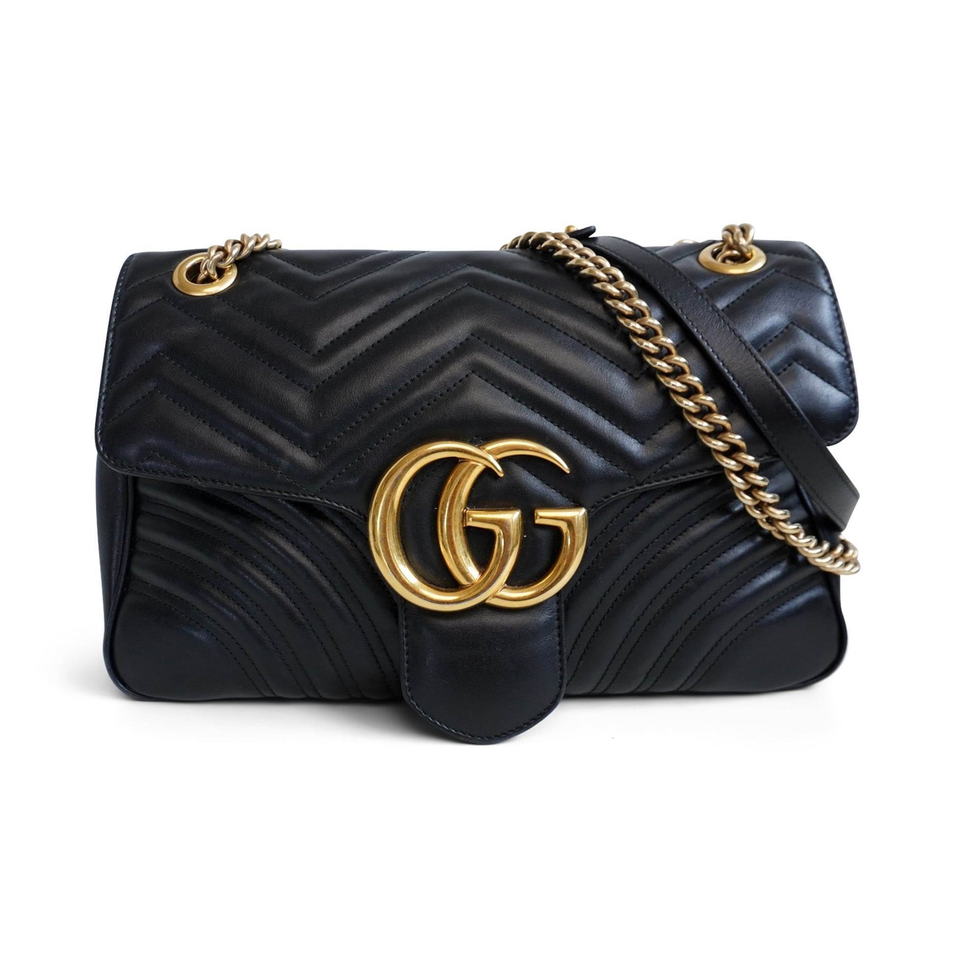 Gucci Quilted Chain Shoulder Bag
