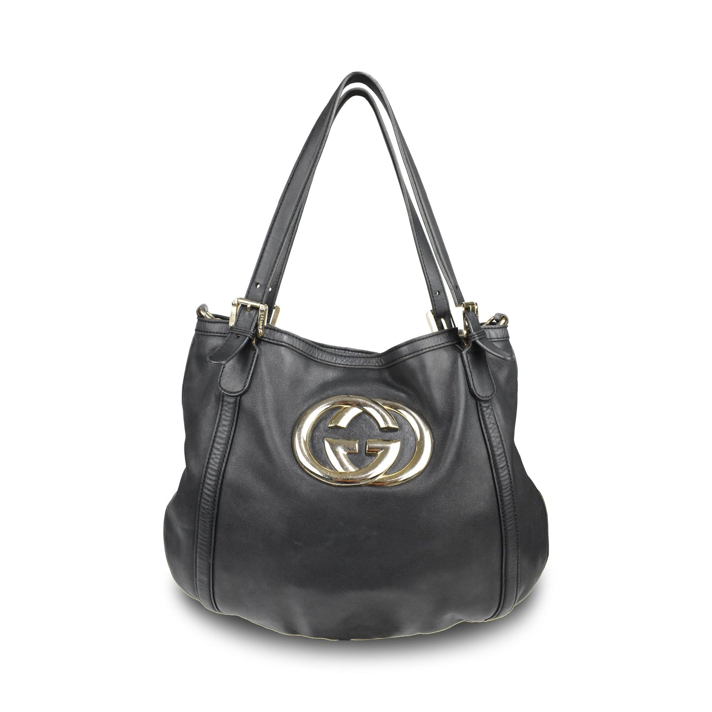 Gucci Leather Top Handle Tote