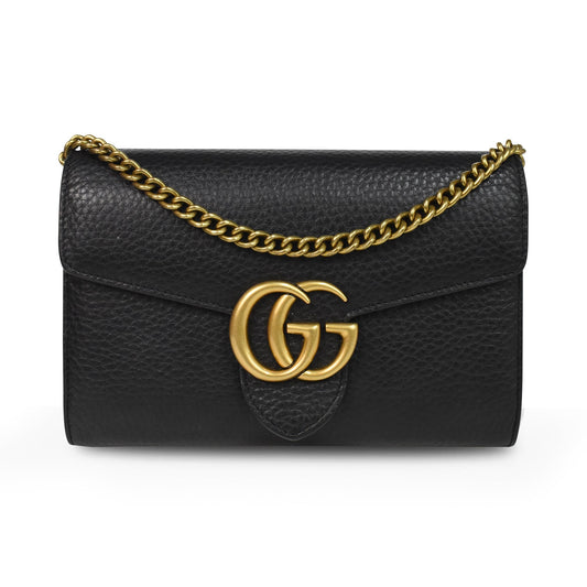Gucci Chain Leather Crossbody