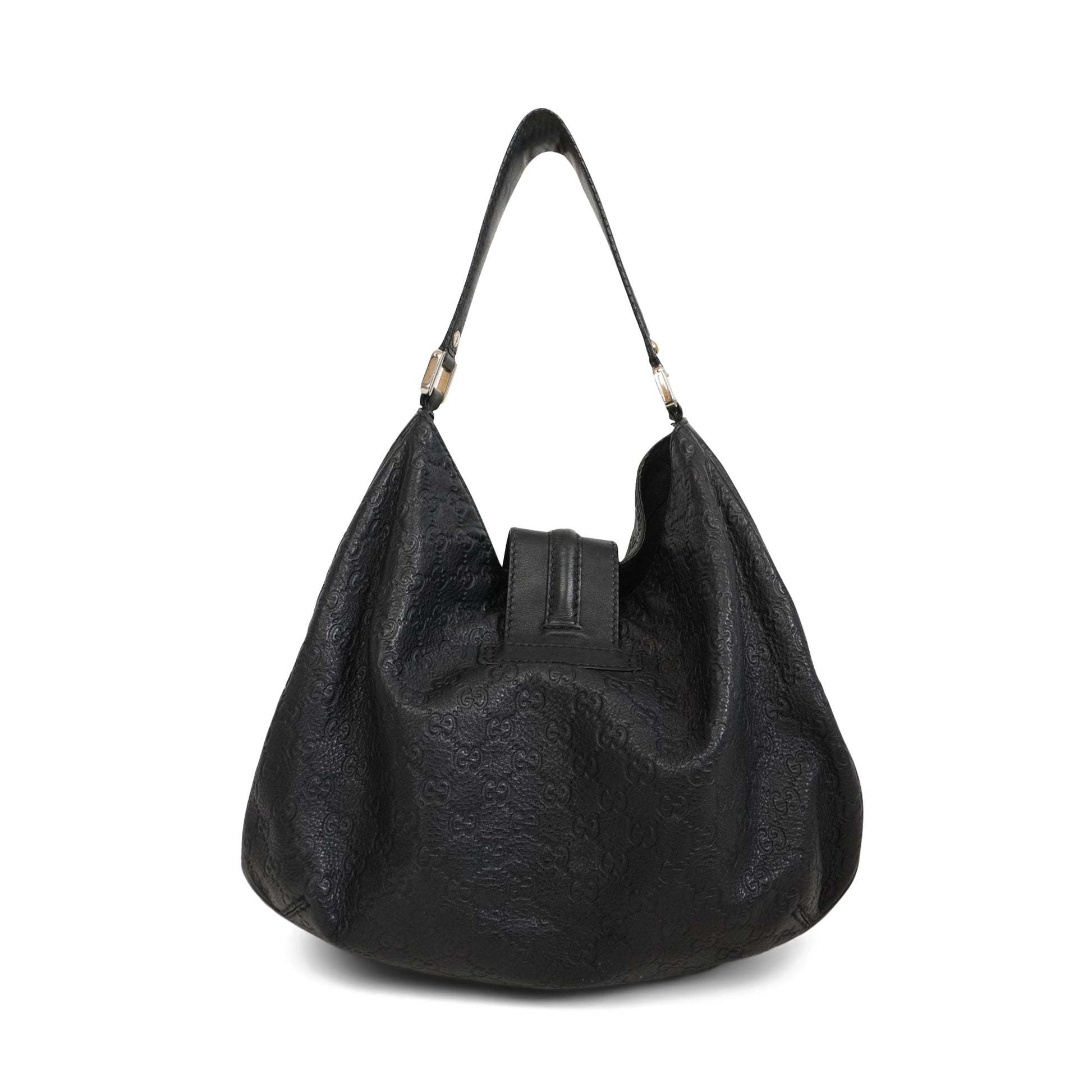 Gucci Monogram Leather Canvas Shoulder Bag