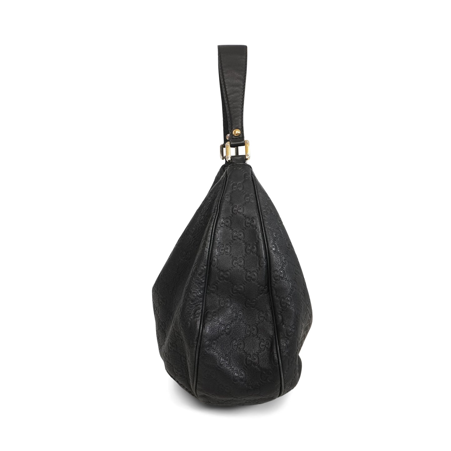 Gucci Monogram Leather Canvas Shoulder Bag