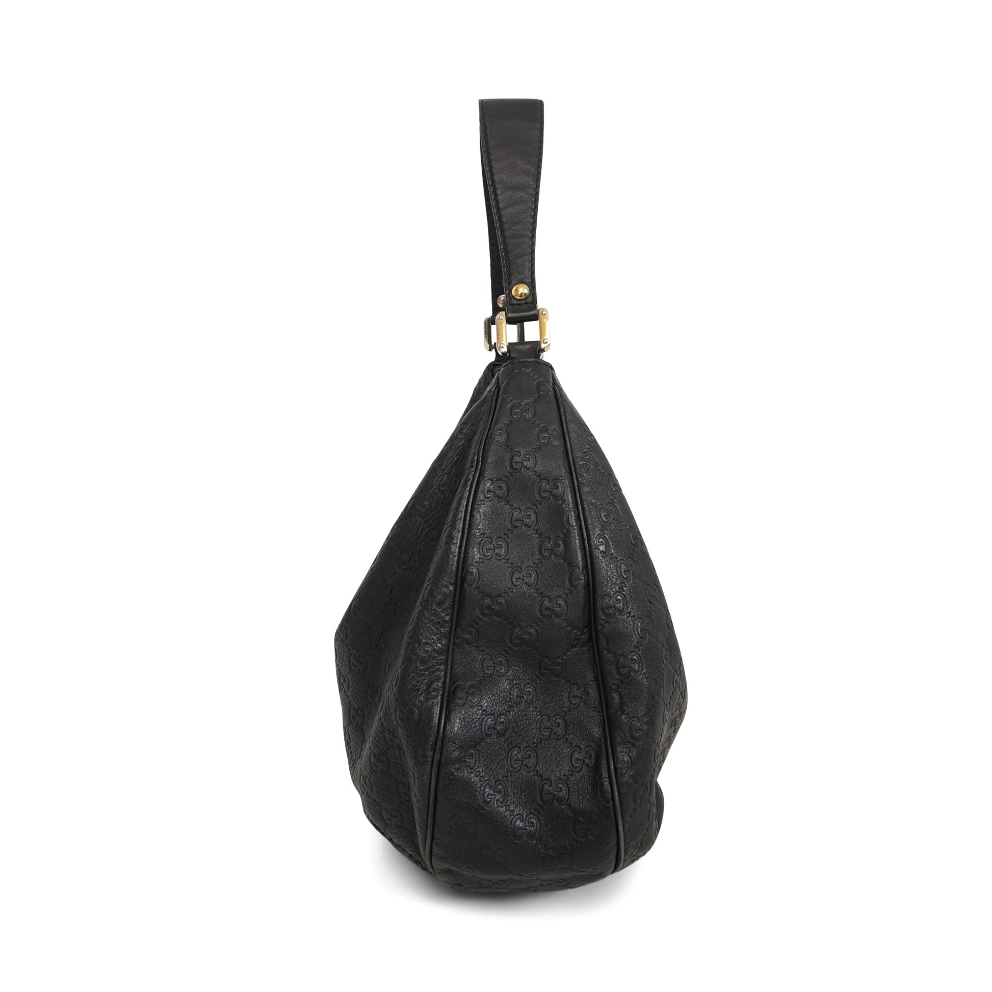 Gucci Monogram Leather Canvas Shoulder Bag