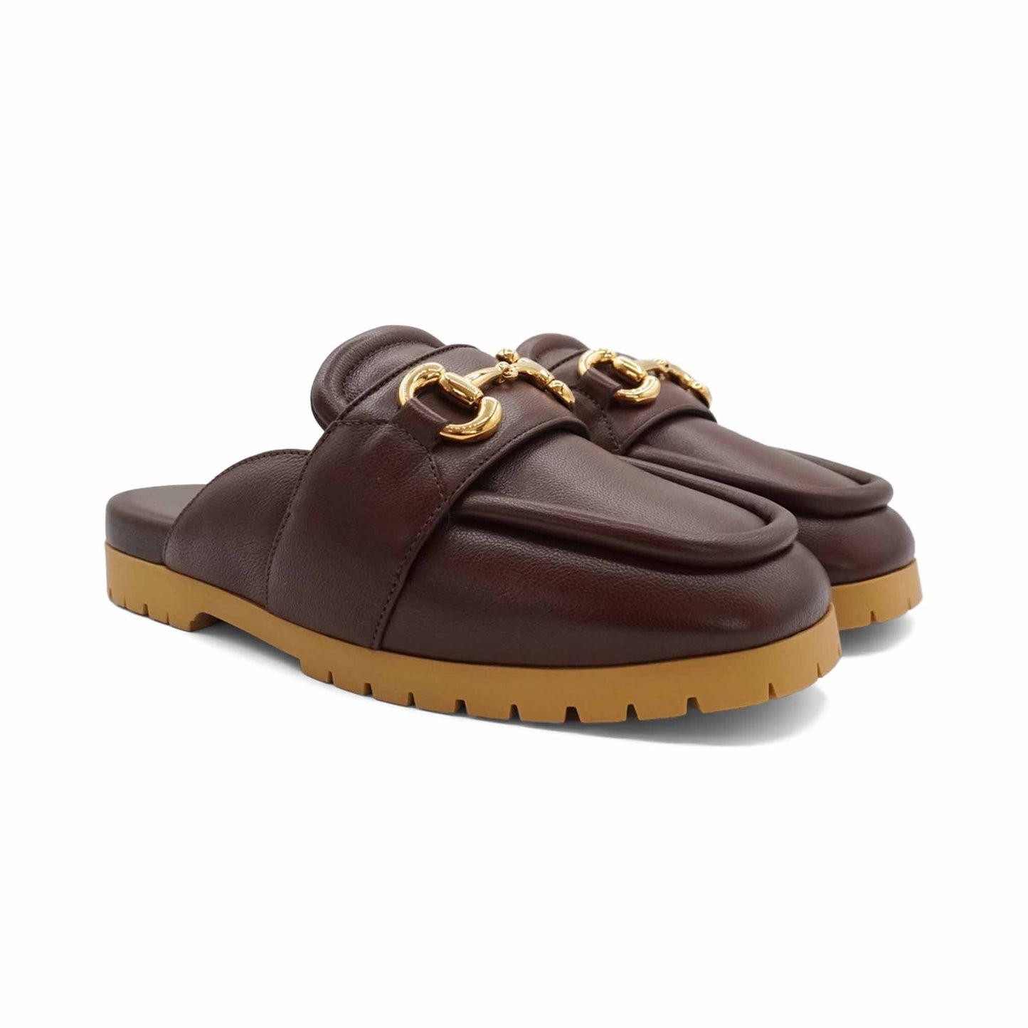 Gucci 'Horsebit' Leather Mules - Women's 36.5