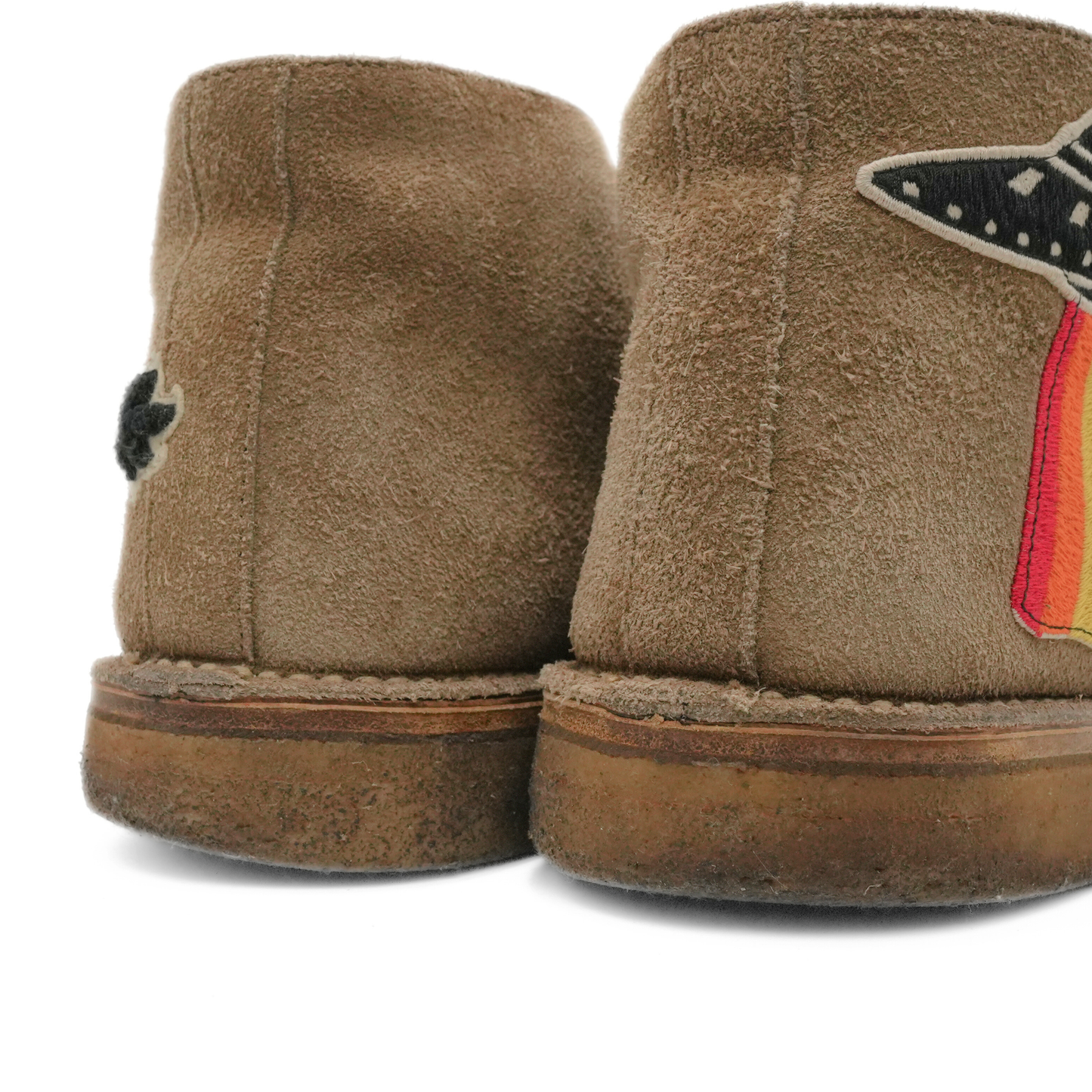 Gucci Embroidered 'Chukka' Boots - Men's 9