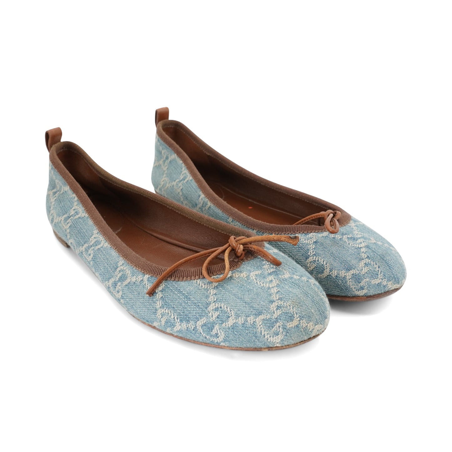 Gucci Denim Ballet Flats - Women's 37