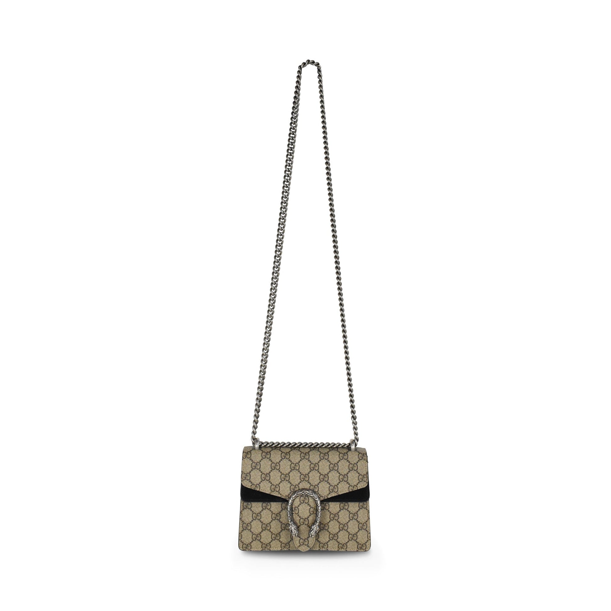 Gucci Monogram Mini Canvas Handbag