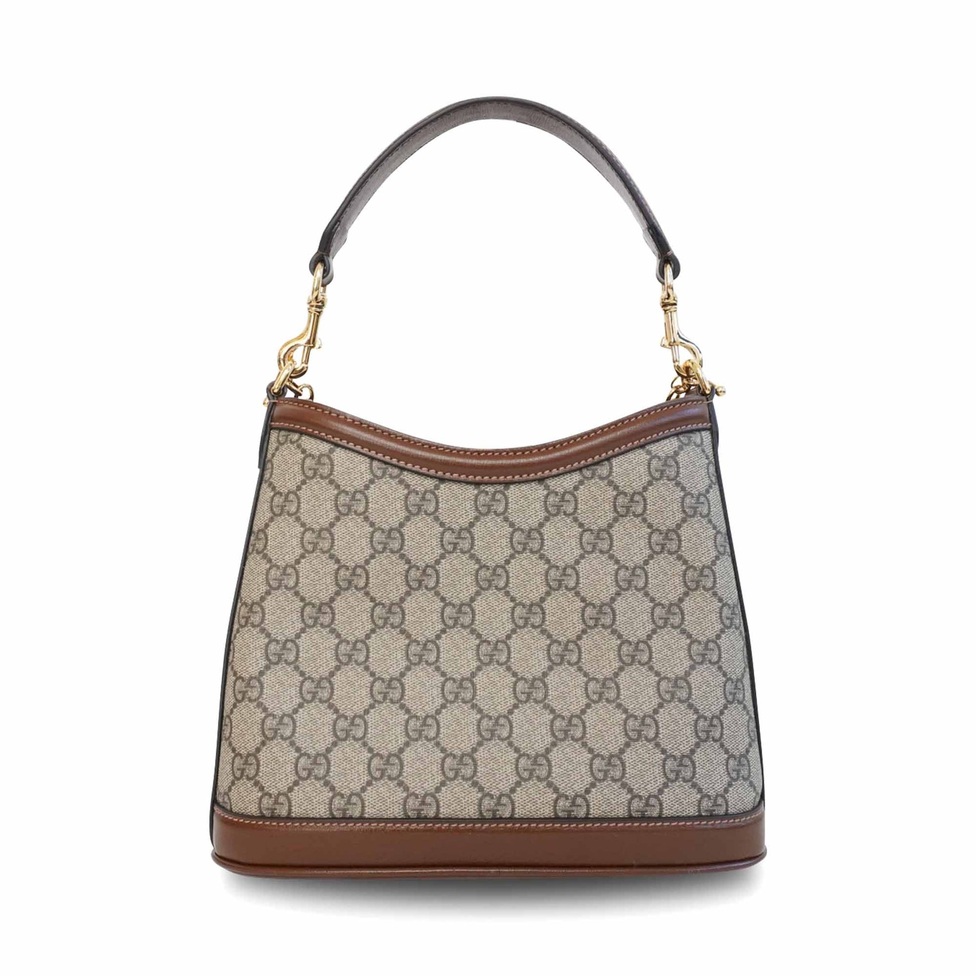 Gucci Monogram Chain Leather Shoulder Bag