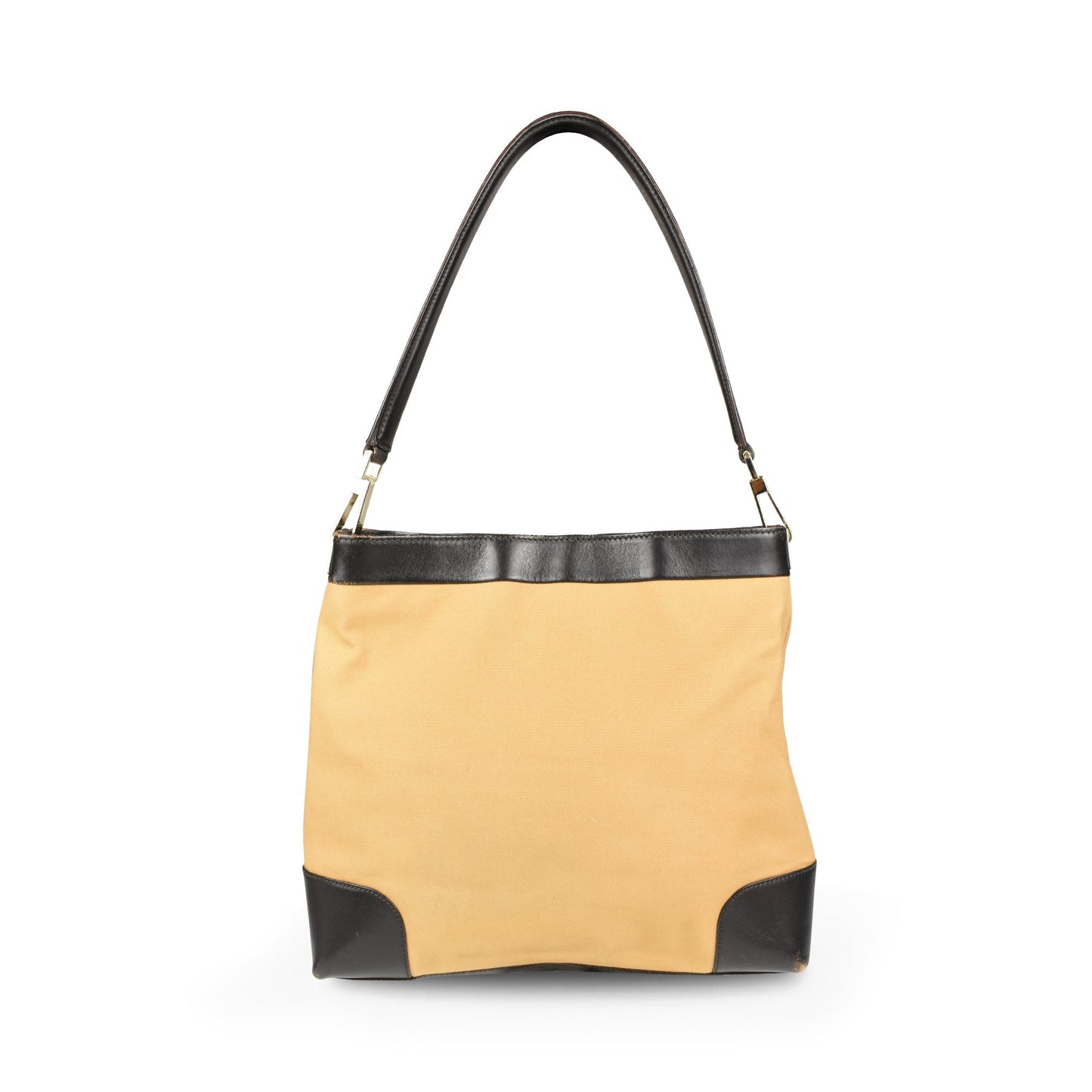 Gucci Monogram Leather Canvas Shoulder Bag