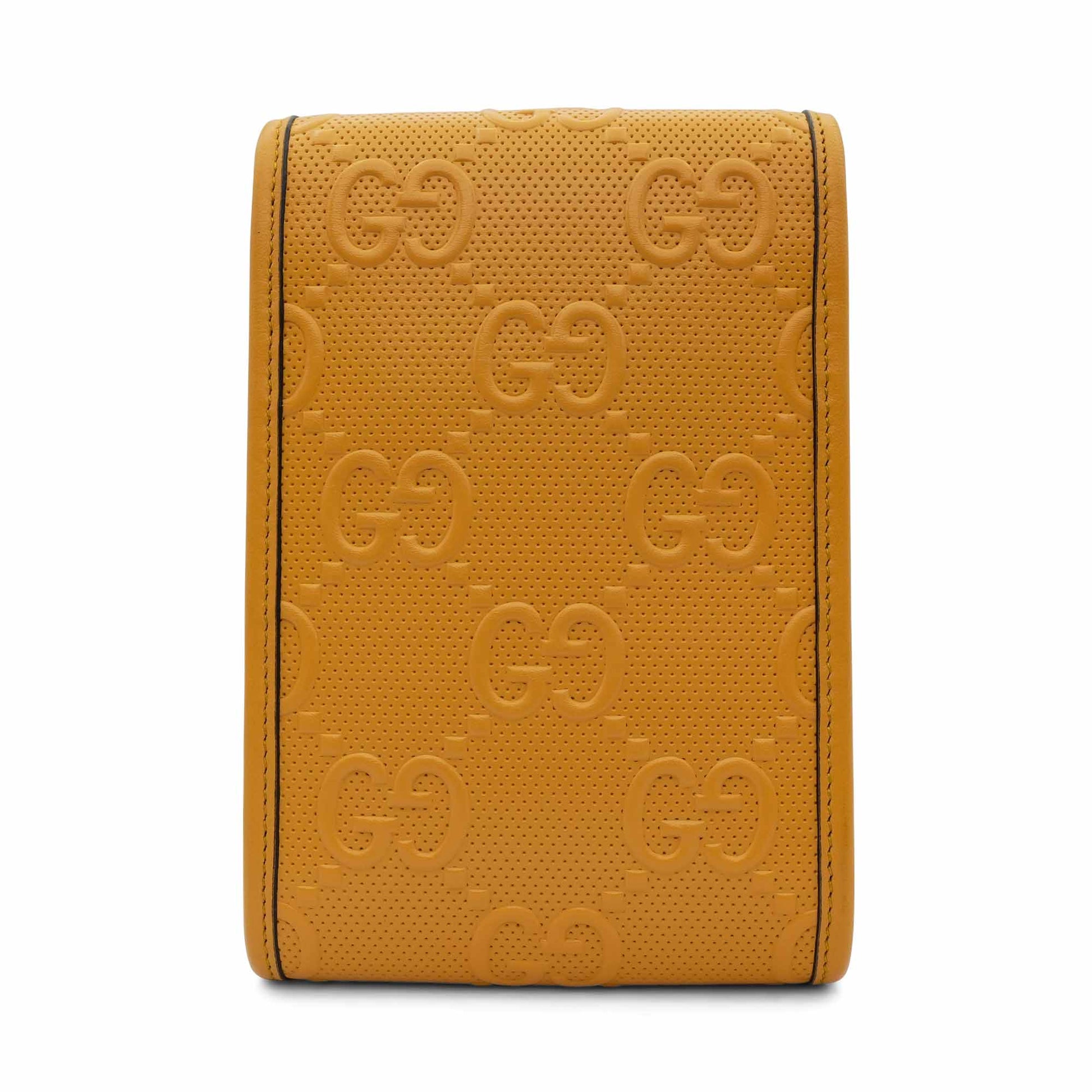 Gucci Monogram Leather Canvas Crossbody