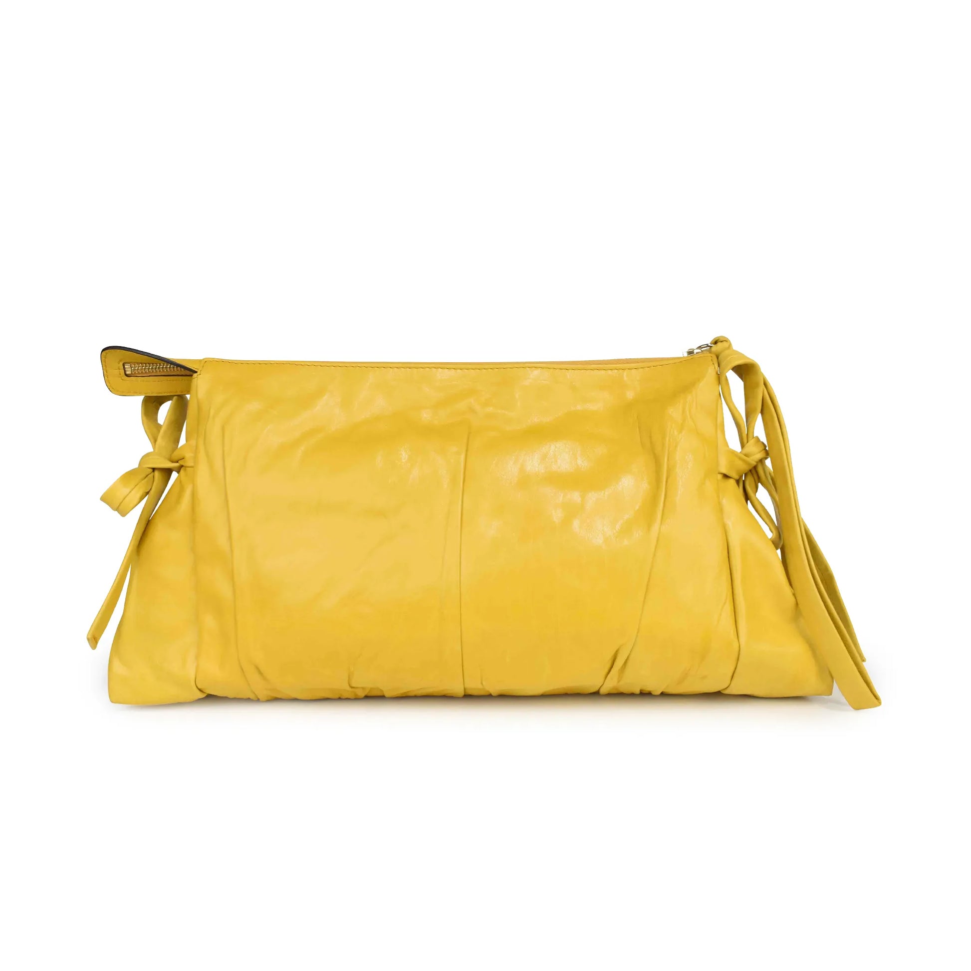 Gucci Leather Canvas Clutch