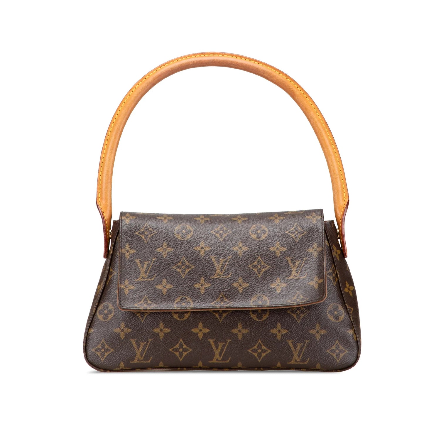 Brown Louis Vuitton Monogram Mini Looping Shoulder Bag