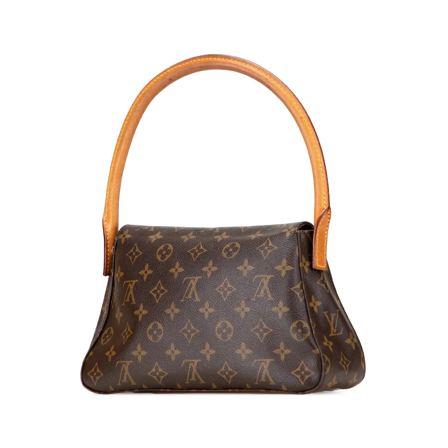 Brown Louis Vuitton Monogram Mini Looping Shoulder Bag