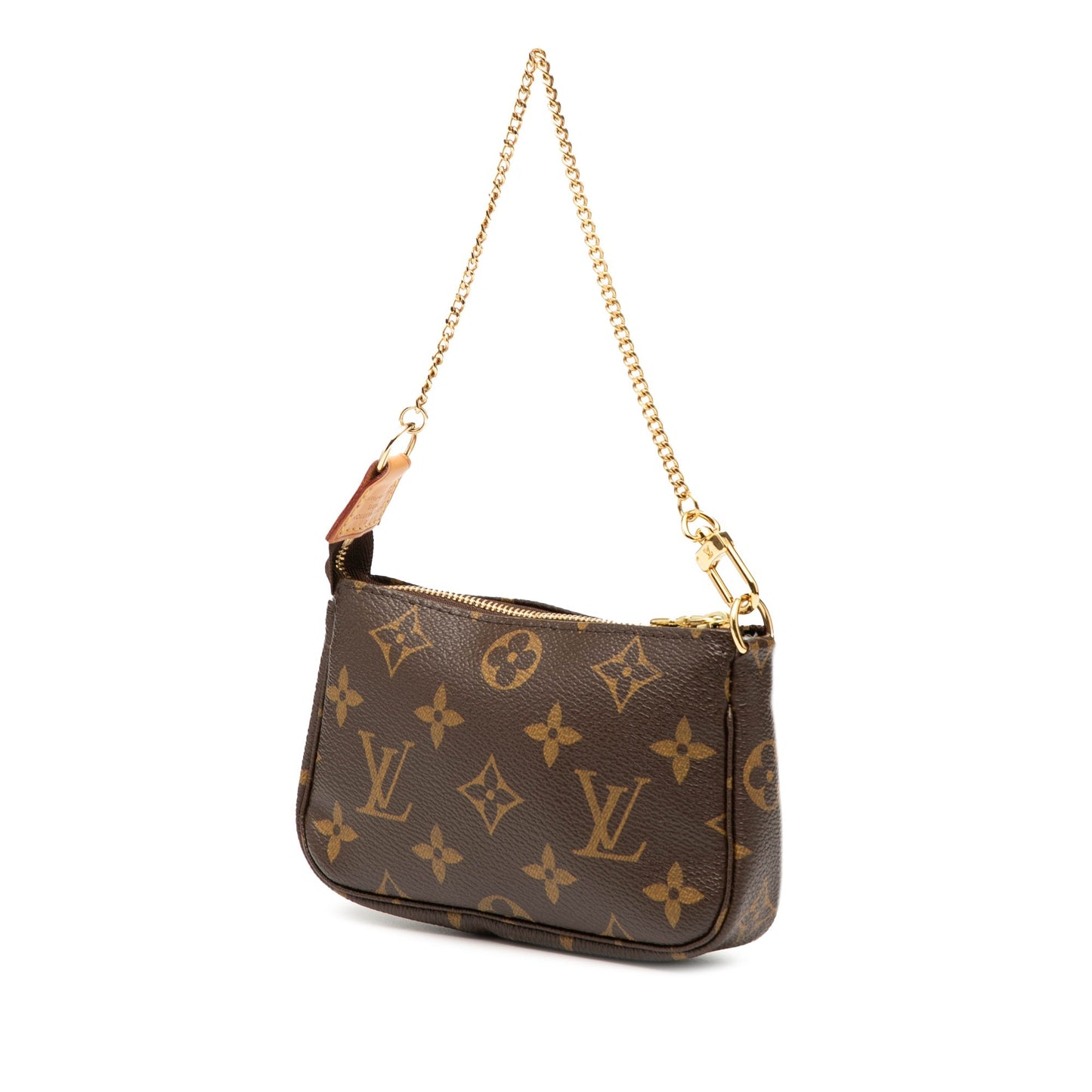 Brown Louis Vuitton Monogram Mini Pochette Accessoires Handbag