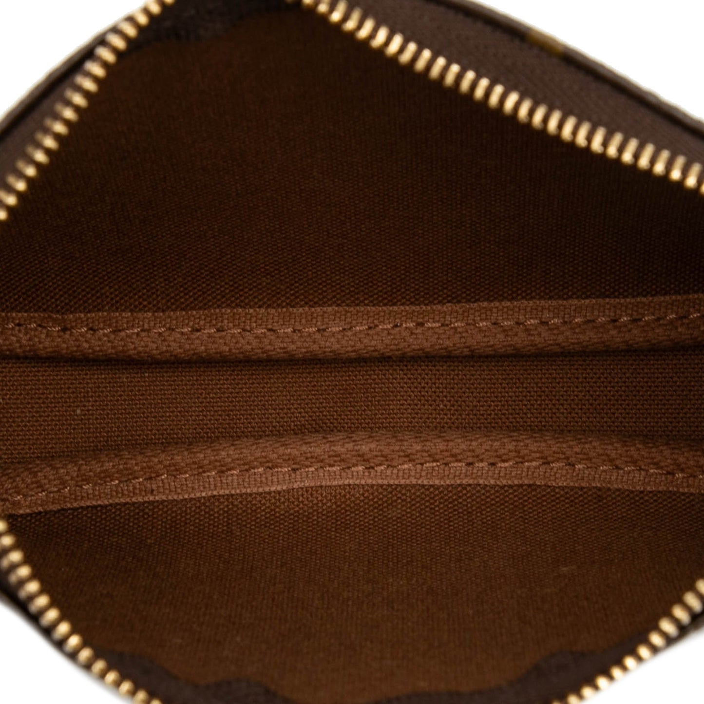 Brown Louis Vuitton Monogram Mini Pochette Accessoires Handbag