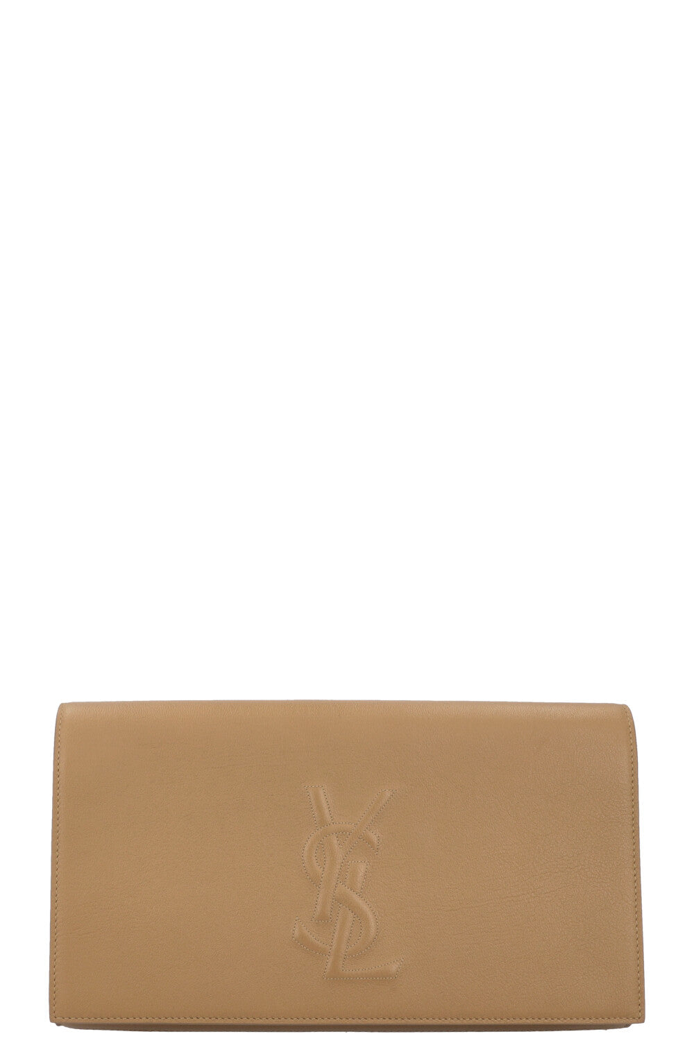 YVES SAINT LAURENT Belle De Jour Clutch Khaki