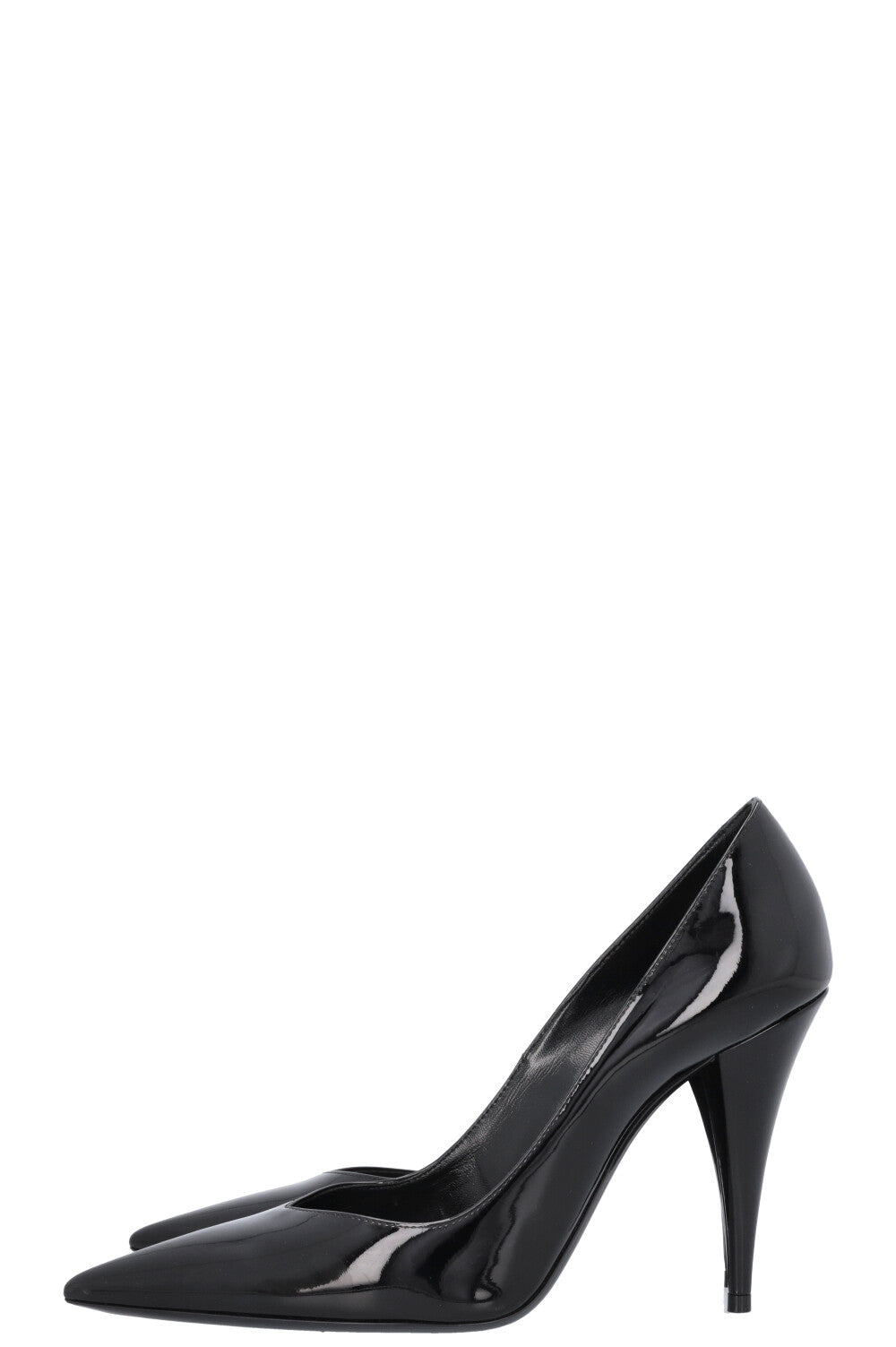 SAINT LAURENT Heels Patent Black